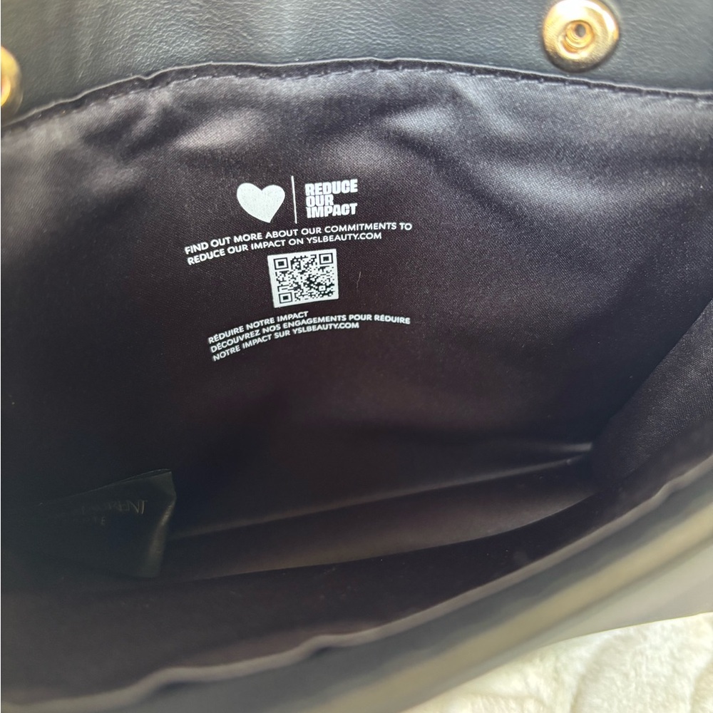 Yves Saint Laurent Black Cosmetic Bag - Picture 8 of 8